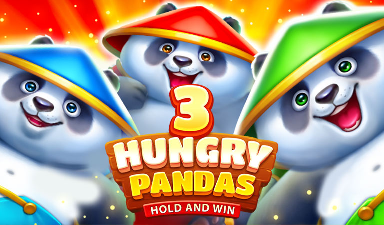 3 Hungry Pandas Hold and Win