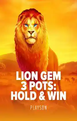 Lion Gems 3 Pots Hold And Win