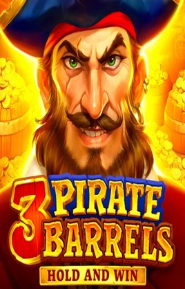 3 Pirates Barrels Hold And Win