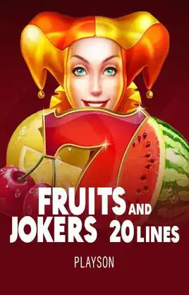 Fruits And Jokers 20 Lines