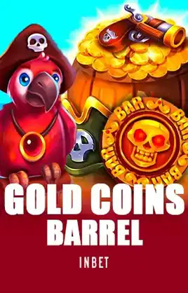 Gold Coins Barrel