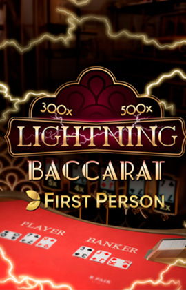 Première Personne Lightning Baccarat