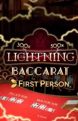 First Person Lightning Baccarat