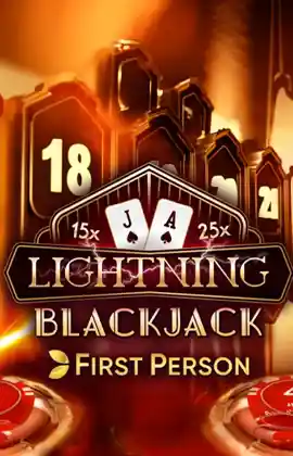 First Person Lightning Blackjack
