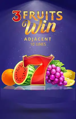 3 Fruits Win: 10 lines